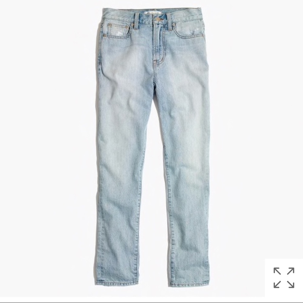 Madewell perfect summer jean in Fitzgerald Wash